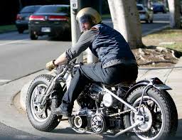 brad pitt motorcycle